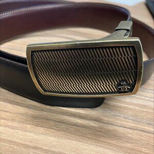 Original Penguin Reversible Genuine Leather Belt